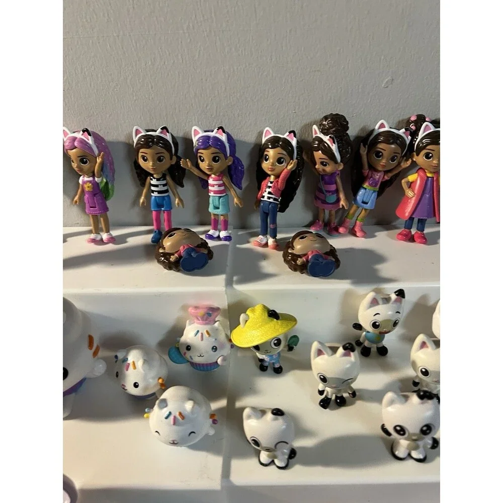 Gabby's Dollhouse Toy Lot Of 65+ Figures Furniture & Accessories